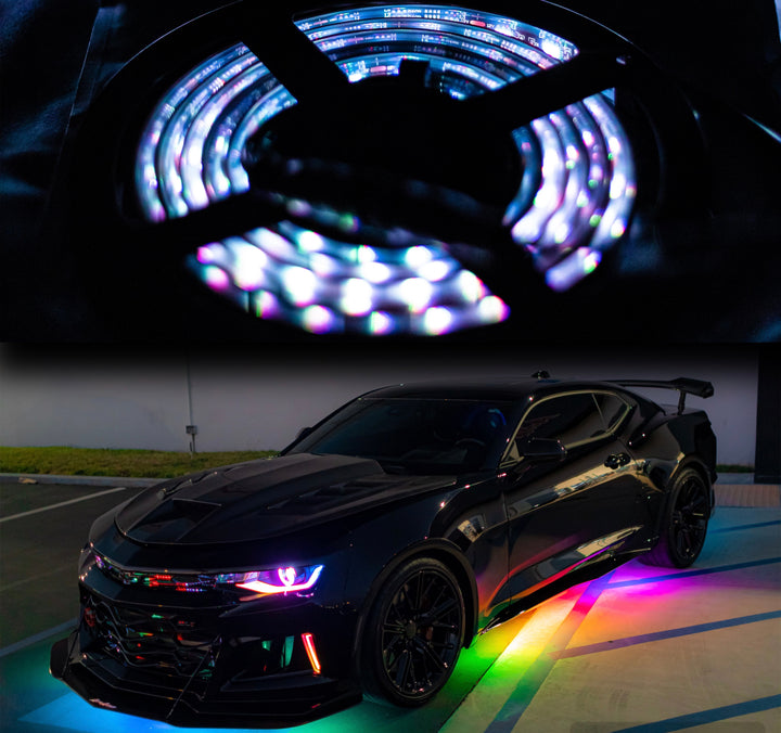 Universal RGB Under Glow Flow Series Kit with Bluetooth