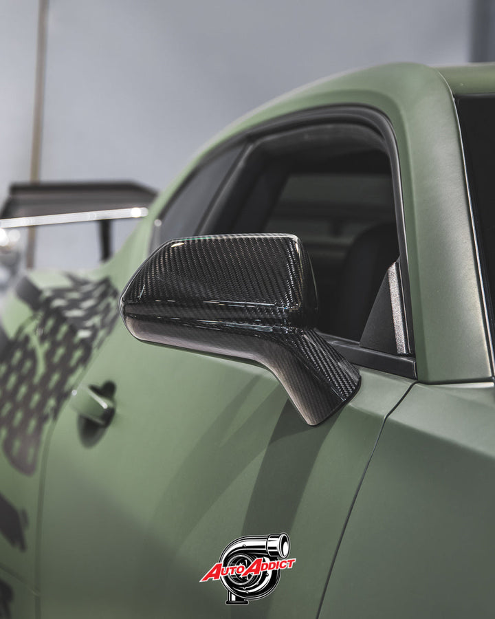 2016-2024 Chevy Camaro Carbon Fiber Mirror Caps