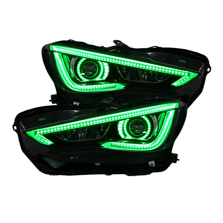 Infiniti Q60 DRL Boards (Multicolor Flow) 2016-2022