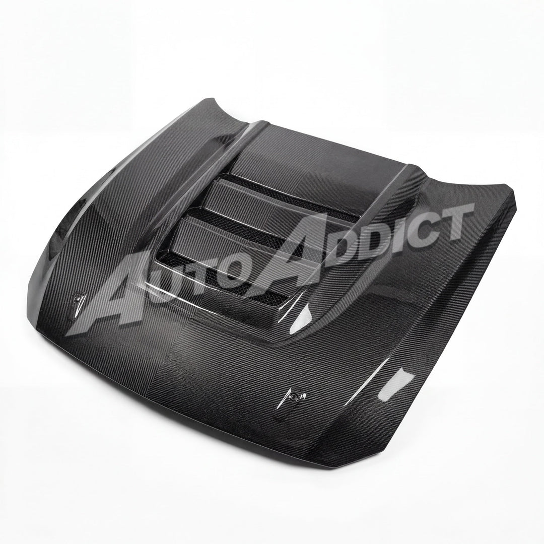 2024–2026 Mustang S650 Heritage SC™ V-Shaped Dry Gloss Carbon Fiber Track Package Program Bundle