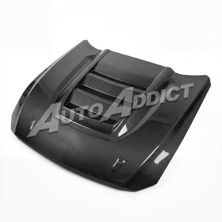 2024–2026 Mustang S650 Heritage SC™ V-Shaped Dry Gloss Carbon Fiber Track Package Program Bundle