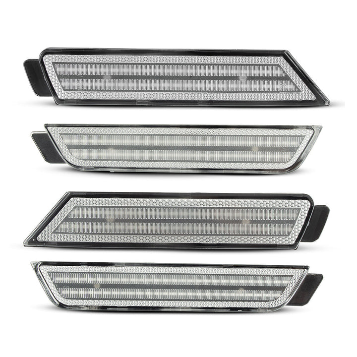 2010-2015 Chevrolet Camaro Clear White LED Side Markers Set