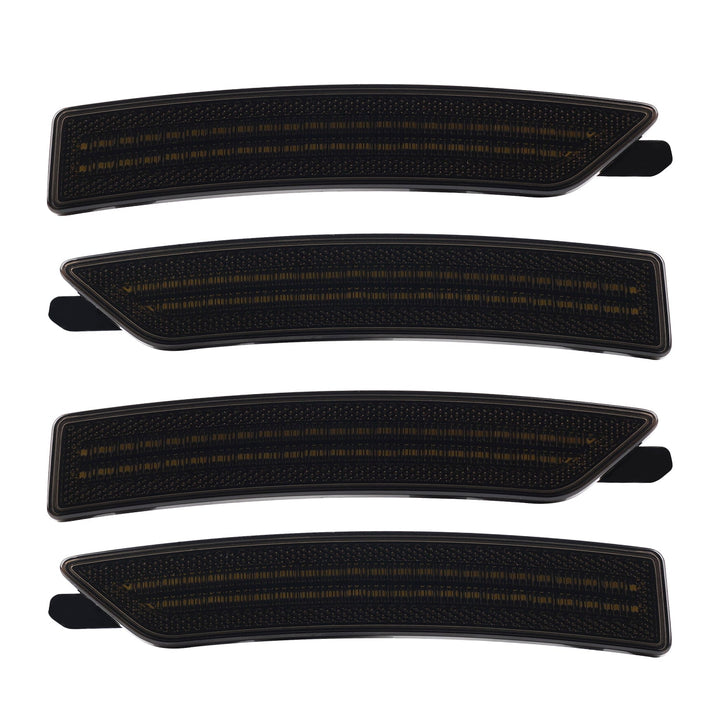 2024-2026 Ford Mustang S650 Smoke Lens White Dynamic Animation LED Side Markers