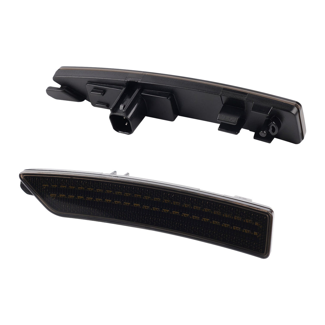 2024-2026 Ford Mustang S650 Smoke Lens White Dynamic Animation LED Side Markers