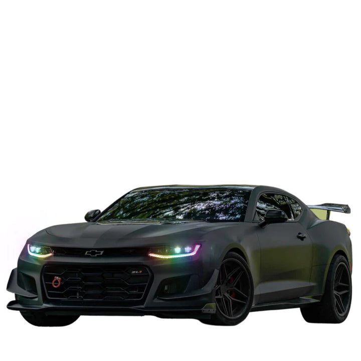 Chevrolet Camaro: Multicolor Built Morimoto XB Headlights (2016-2018)