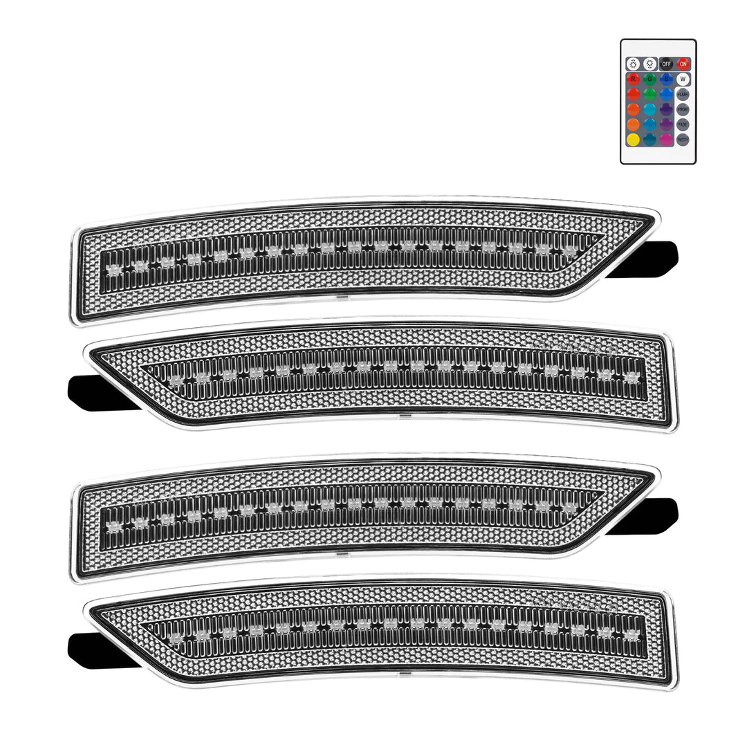 2024-2026 Ford Mustang S650 RGB Clear LED Side Markers