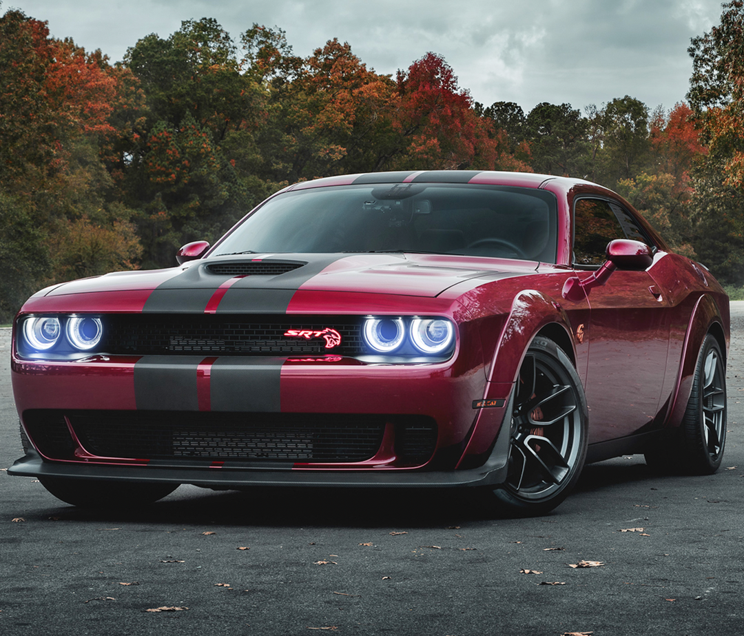 2015-2024 Dodge Challenger RGB Color Change OEM Replica Headlights
