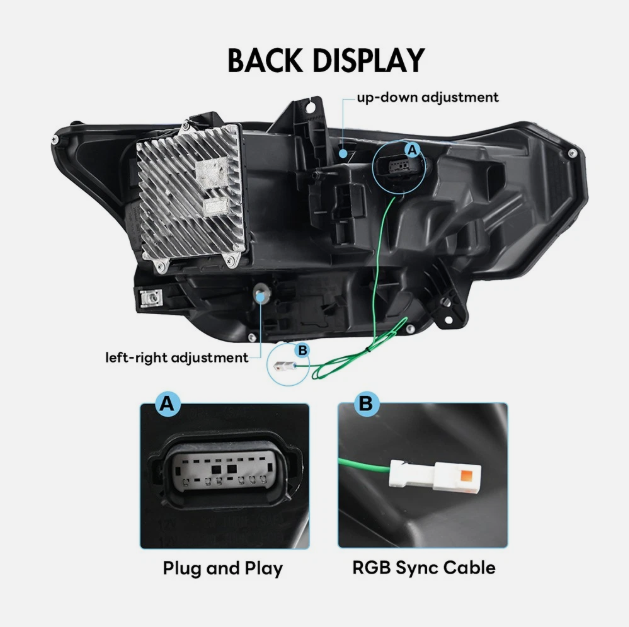 2024+ Mustang RGB Headlights