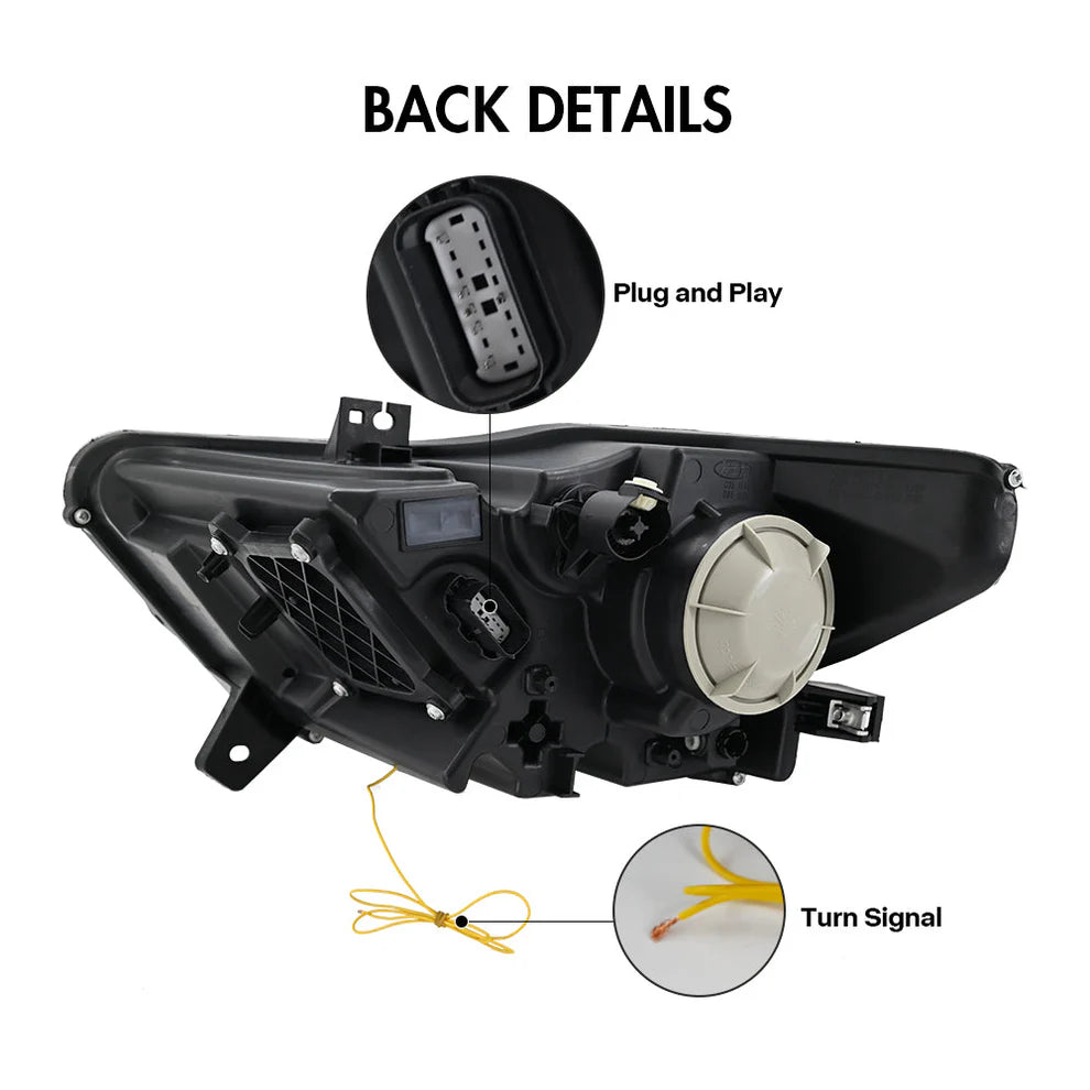 2015–17 Ford Mustang LED Triple-Beam Projector Headlights