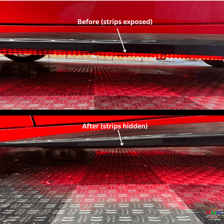 Underglow Strip Hiding Kit