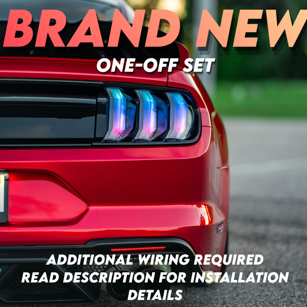 2015–2023 Ford Mustang RGB Taillights (V2) — 5-Mode | One-Off Exclusive
