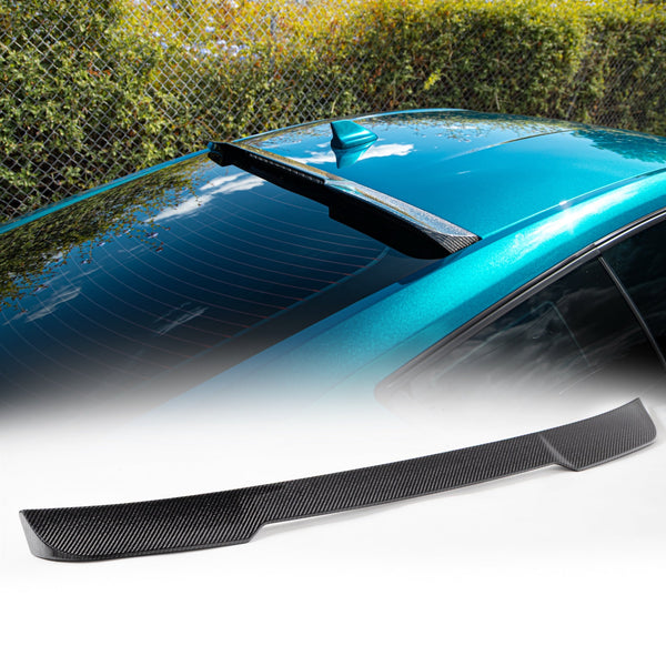 2024-2026 Mustang S650 Rear Window Spoiler Carbon Fiber Double Sided