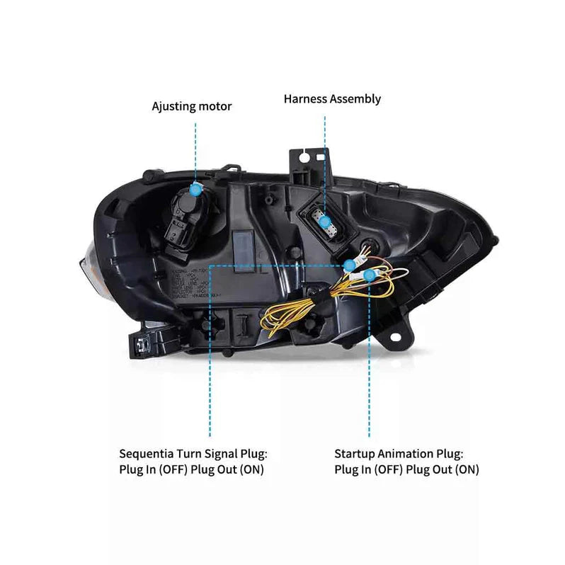2018–2023 Ford Mustang LED Projector Headlights