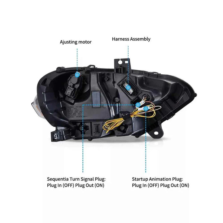 2018–2023 Ford Mustang LED Projector Headlights