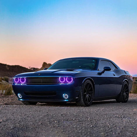 2008-14 Challenger RGB Halo Headlights