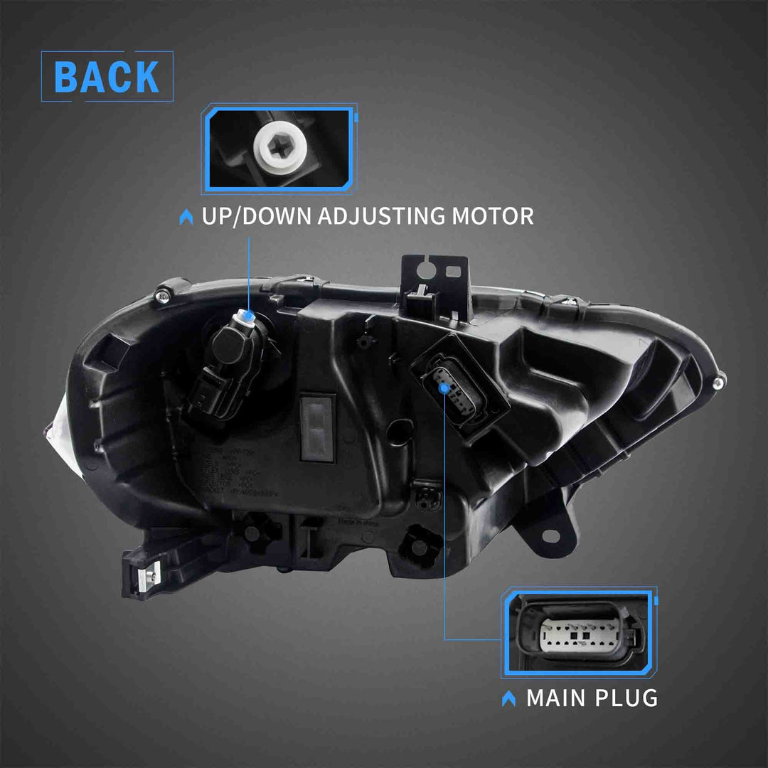 2018–2023 Ford Mustang RGB LED Projector Headlights – OEM Style