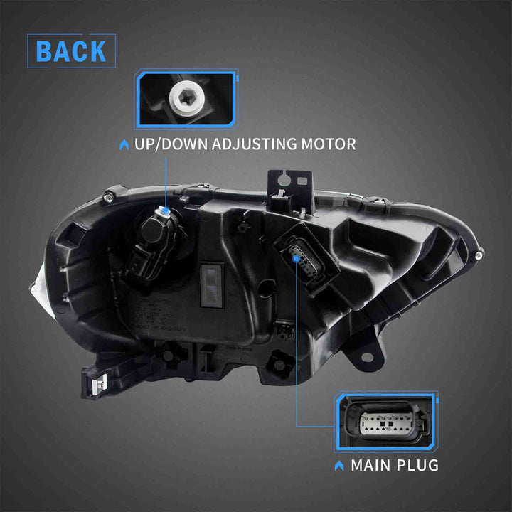2018–2023 Ford Mustang RGB LED Projector Headlights – OEM Style