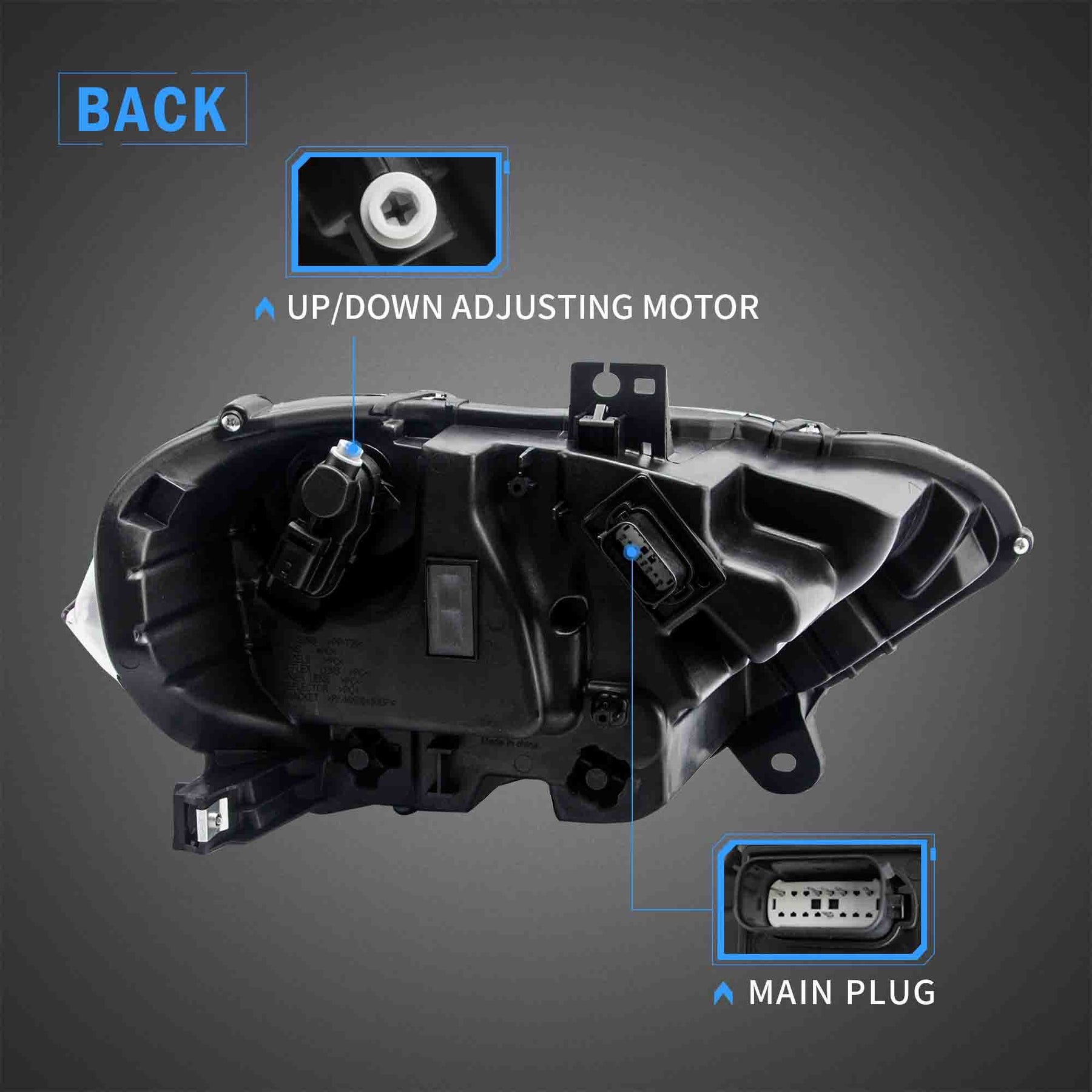 Faros proyectores LED RGB para Ford Mustang 2018-2023 – Estilo OEM ...