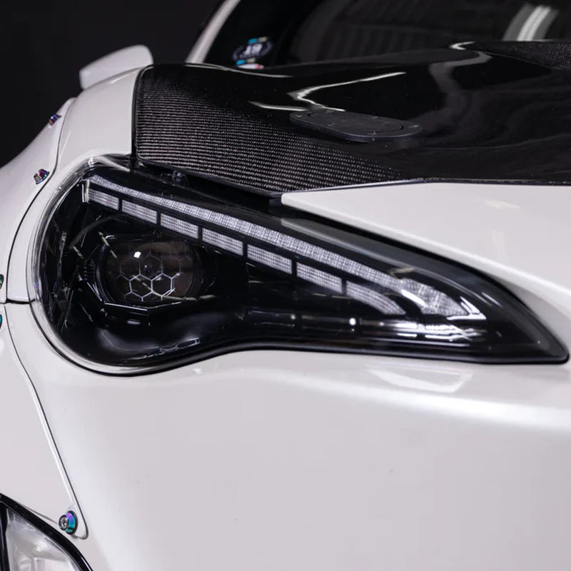 FR-S / BRZ / GT86: Multicolor Built with Honeycomb Demon Eyes Headlights