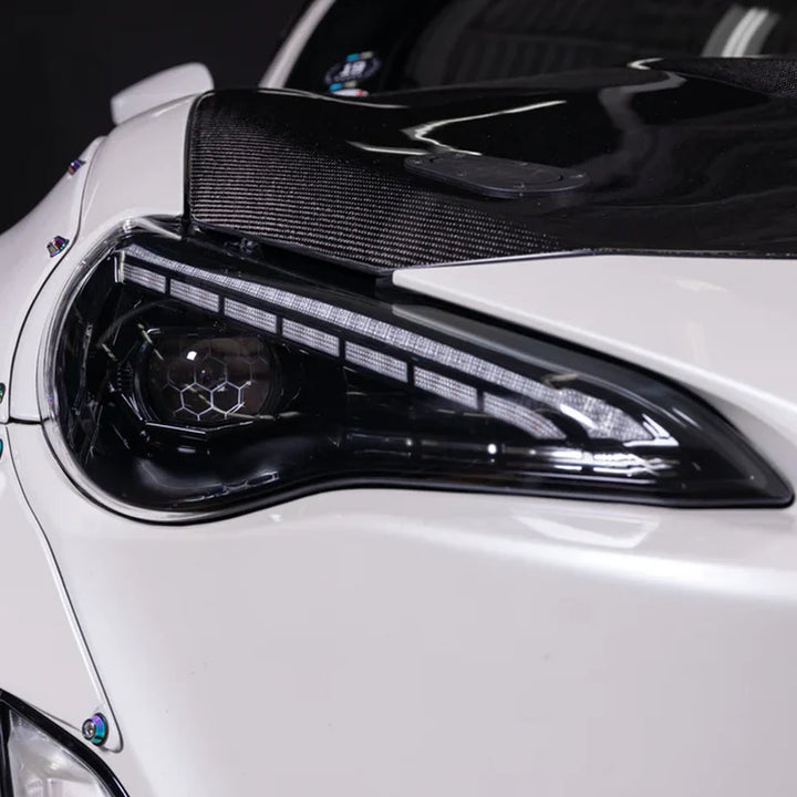 FR-S / BRZ / GT86: Multicolor Built with Honeycomb Demon Eyes Headlights