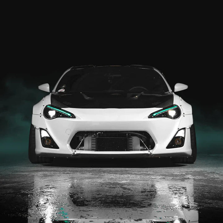 FR-S / BRZ / GT86: Multicolor Built with Honeycomb Demon Eyes Headlights