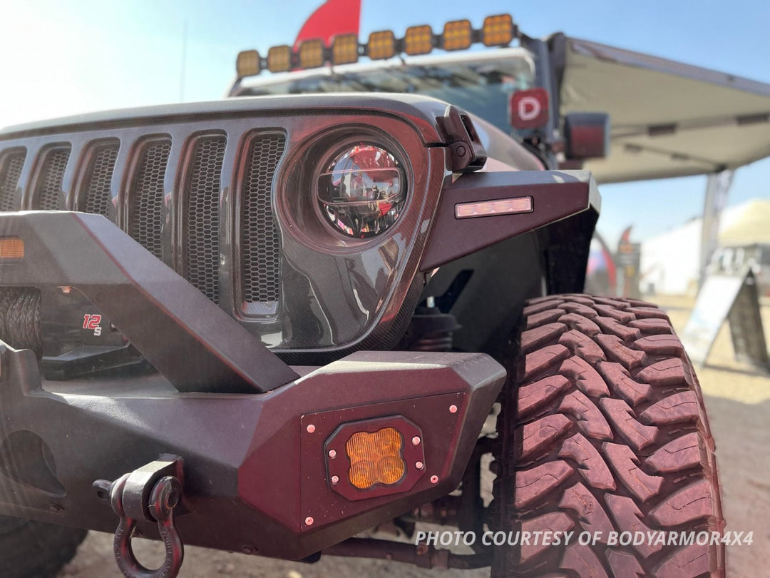 SS3 SAE Yellow Sport Flush Mount LED Pod (one)