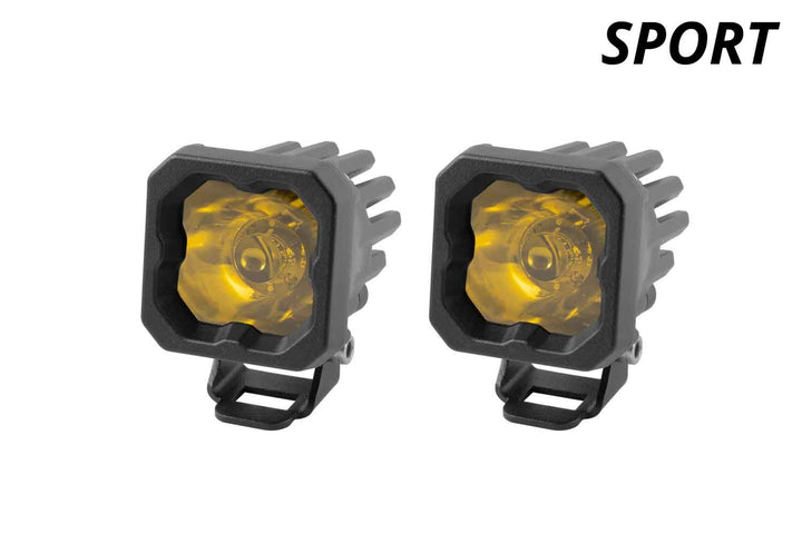 SSC1 Yellow Sport LED Pod (pair)