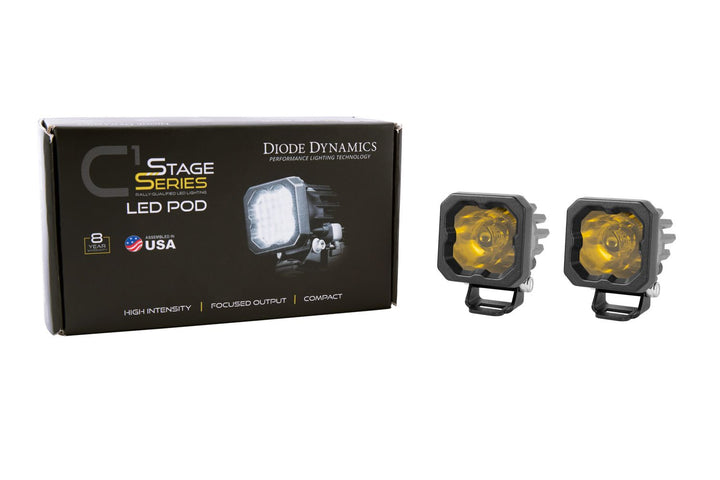 SSC1 Yellow Sport LED Pod (pair)