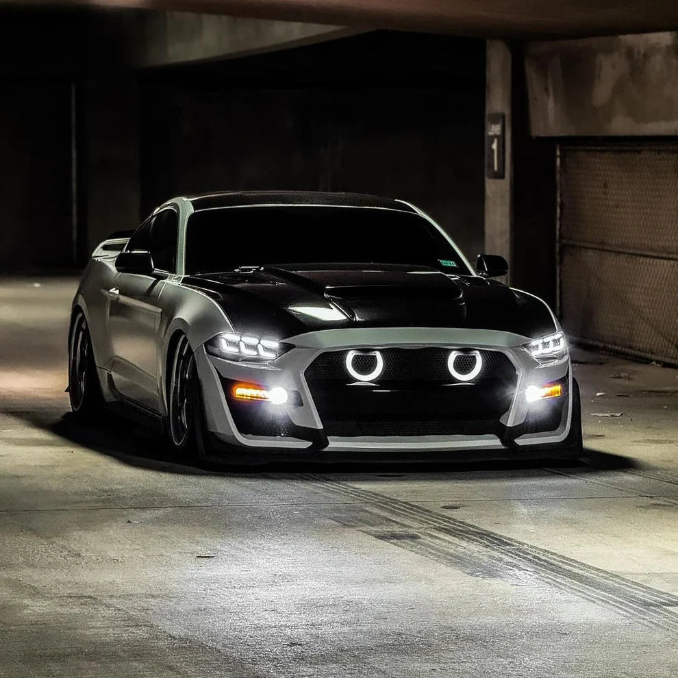 2018–2023 Ford Mustang LED Triple-Beam Projector Headlights
