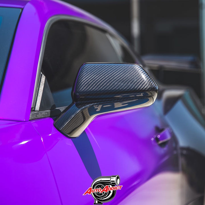 2016-2024 Chevy Camaro Carbon Fiber Mirror Caps