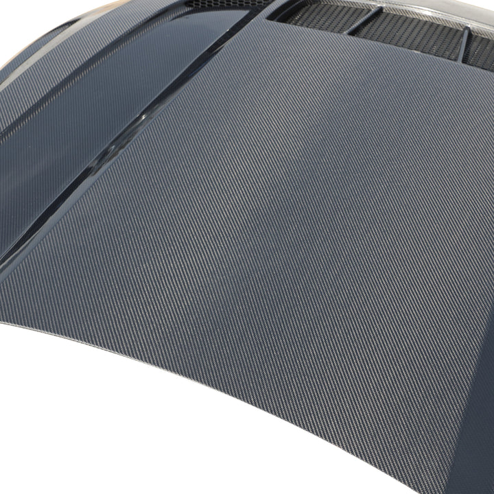 2024-2025 Mustang S650 Type-LM Carbon Fiber Double Sided Hood