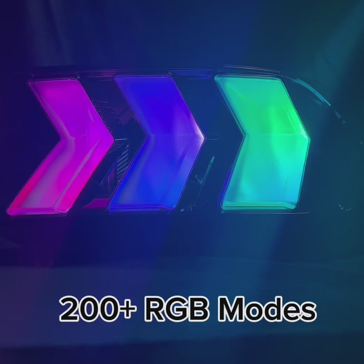2024+ Ford Mustang RGB Euro Style Taillights (V2)