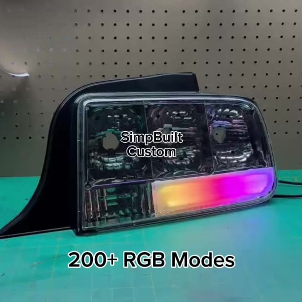 2005-09 Ford Mustang RGB Clear Taillights (V2)