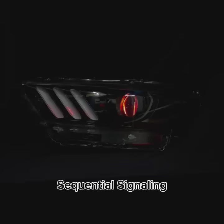 2015-17 Mustang RGB Headlight OEM Style (V2)