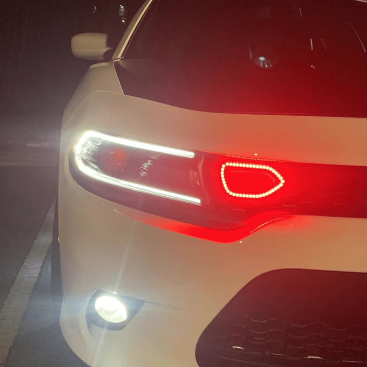 Dodge Charger Snorkel Air Intake Multicolor Halo Kit (2019-2023)