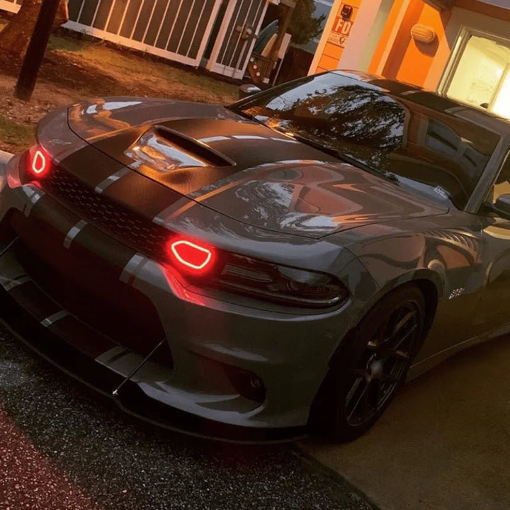 Dodge Charger Snorkel Air Intake Multicolor Halo Kit (2019-2023)
