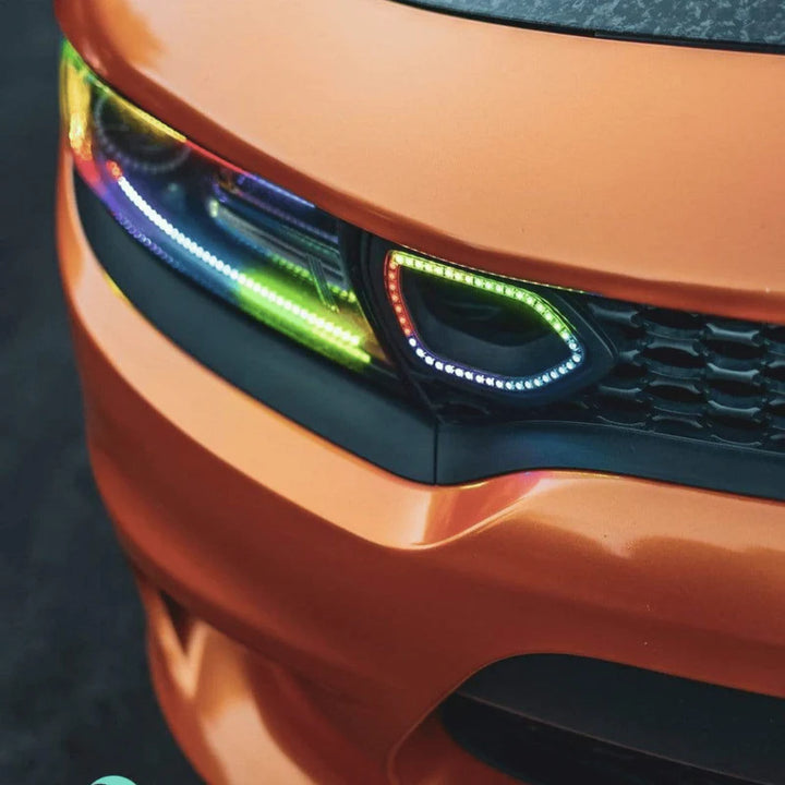 Dodge Charger Snorkel Air Intake Multicolor Halo Kit (2019-2023)