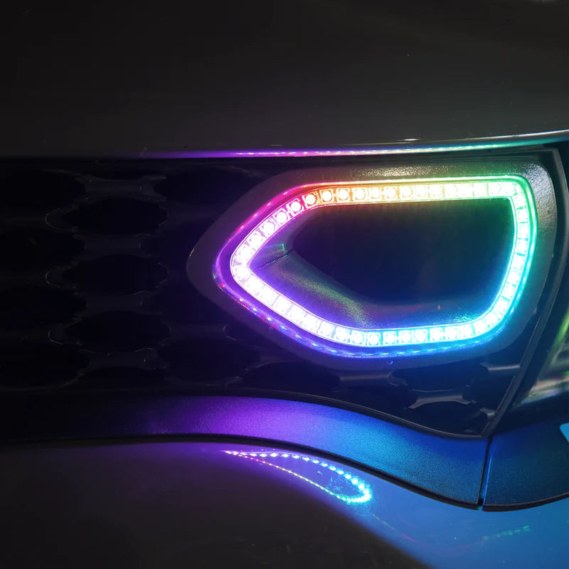 Dodge Charger Snorkel Air Intake Multicolor Halo Kit (2019-2023)