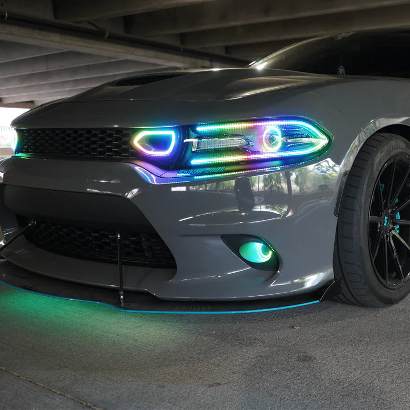 Dodge Charger Snorkel Air Intake Multicolor Halo Kit (2019-2023)