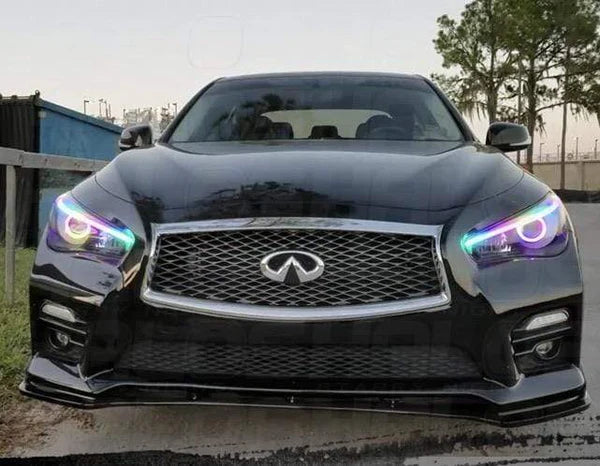 Infiniti Q50: Multicolor Built Headlights (2014-2022)