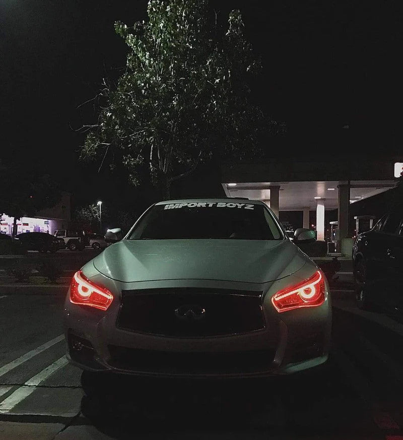 Infiniti Q50: Multicolor Built Headlights (2014-2022)